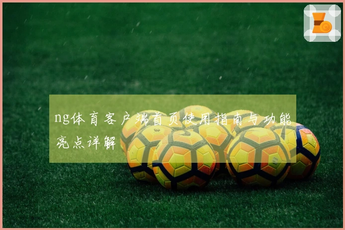 ng体育客户端首页使用指南与功能亮点详解